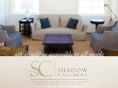 Shadow Catchers Art advertisement design print