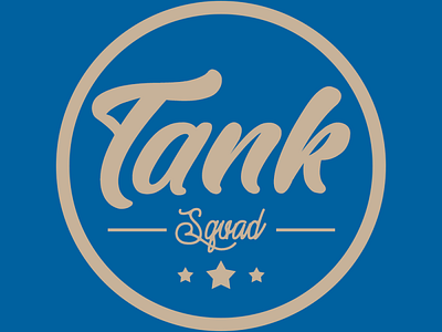 Tank Squad branding design illustration logo minimal typography