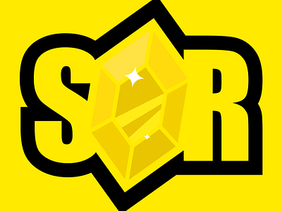 Shiny Rock Logo art branding design illustration logo minimal typography vector
