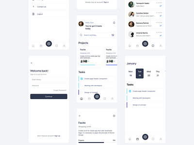 Facite: Project Management App UI Kit