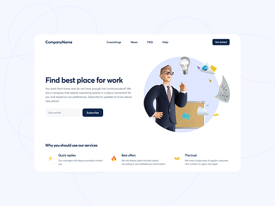 Landing page