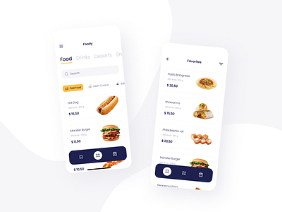 Foody burger catalog categories delivery design favorites food mobile mobile app order snack ui ux