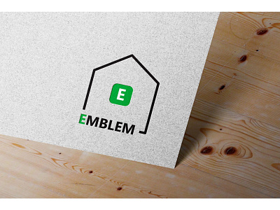 Emblem Home Logo branding design illustration logo portfolio portfolio design portfolio website ui vector web
