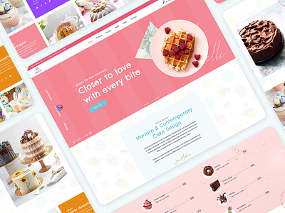 Cake Bakery - Landing page