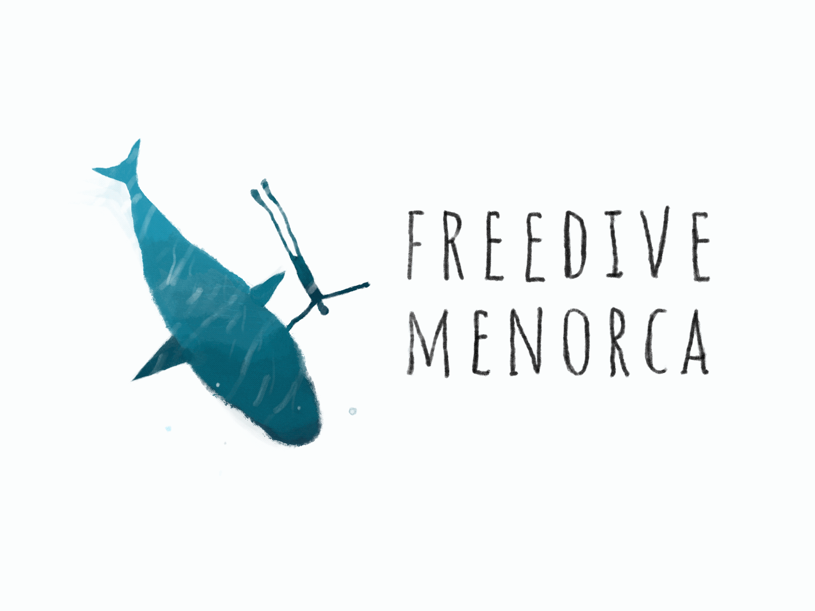 Freedive Menorca branding animation branding design illustration logo