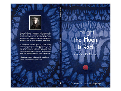 Tonight the moon is red book cover design illustration publishing