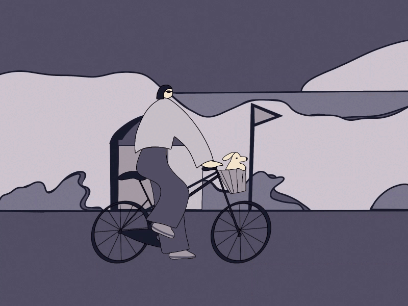 GIRL ON BICYCLE
