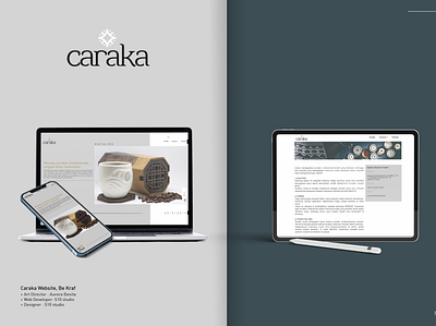 Caraka offline catalogue graphic design