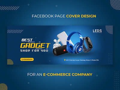 Facebook cover design for an E-commerce company banner brand design design e commerce e commerce design facebook banner facebook cover facebook cover design facebook cover photo facebook page cover design facebook post fcommerce photoshop post social media social media banner social media design social media pack social media templates tech product
