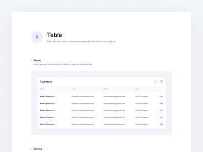Stellar Design System: Table 4px grid 8px grid clean components data datatable design design system figma modern pixel perfect table ui ux