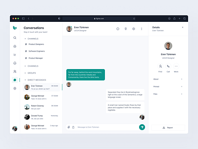 Dashboard: Conversations