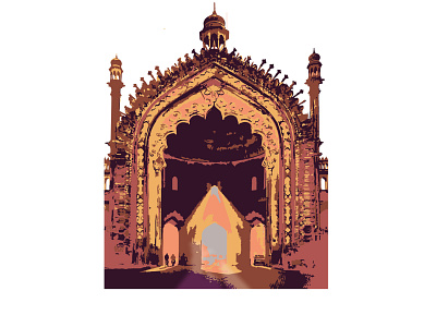 RUMI branding colour illustration illustrator india lettering lucknow pinkpalete rumi rumigate