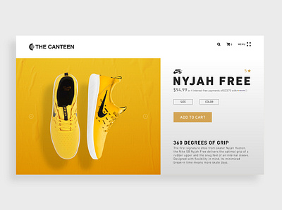 Product Page Redesign flat graphic design interface minimal shoes simple skateboarding uiux web design
