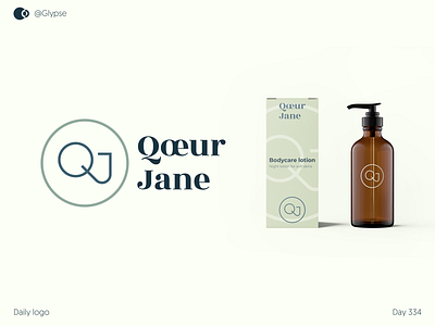 Qœur Jane brand design brand identity branding dailylogochallenge geometric logo icon logo logo design logodesign logoforsale