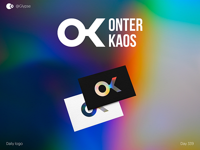 Onter Kaos brand design brand identity branding dailylogochallenge design geometric logo icon logo logo design logo for sale logodesign