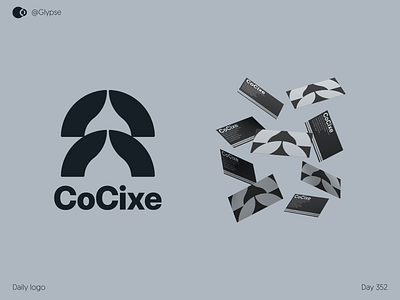 CoCixe brand design brand identity branding dailylogochallenge design geometric logo icon logo logo design logo for sale logodesign