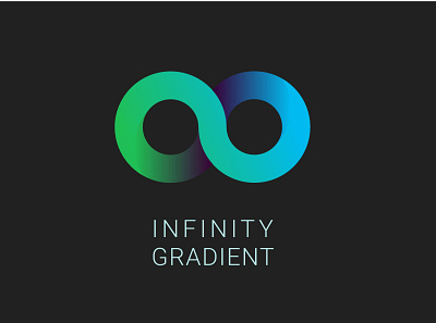 Infinity Gradient color palette design gradient gradient design gradient logo illustration illustrator logo typography