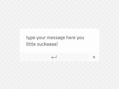 Scaling message box forms message personal ui