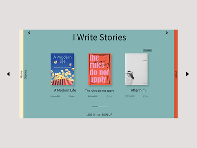 I Write Stories - Stories page