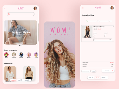 Wow! Fashion mobile app