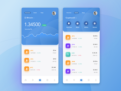 Crypto Wallet App - Exploration Design