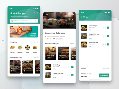 Madhang - Food Delivery App Design 10am 10amdesignchellenge anniversary apple delivery app design challenge design challenge indonesia food app food delivery indonesia ios mobile mobile app simple design ui uiux