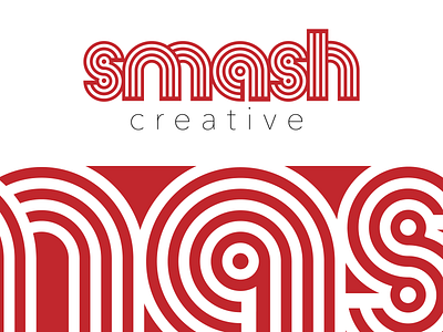 Introducing Smash Creative branding design flat logo minimal typography vector