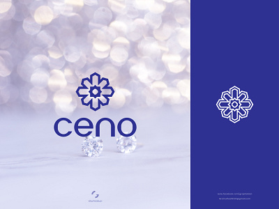 CENO beauty brand identity branding diamond fashion feminine geometric logo graphobian jewelry logo logo design logo designer logo maker logoinspiration logomark logotype minimal minimalist monogram ornament