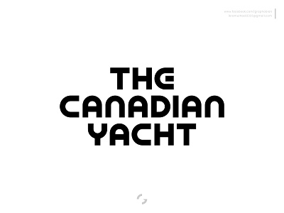 The Canadian Yacht branding business logo design canada canadian yacht custom logo graphic design graphobian logo logo design logotype modern logo super yacht typography wordmark logo yacht logo