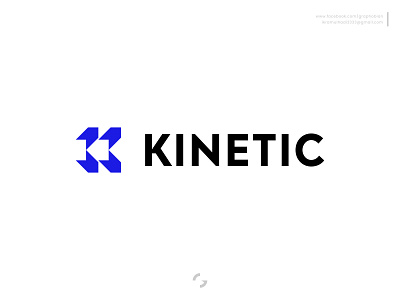 Kinetic - Modern K letter logo brand identity branding brandmark dynamic logo futuristic graphobian k letter logo lettermark logo logo design logomark minimalist logo modern logo tech technology logo visual identity