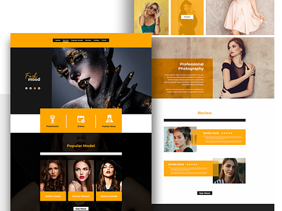 Fashmood Fashion UI Design branding fashion graphic design landing page sportswear typography ui ux ui design web website design