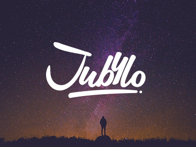 Branding: Jubylo branding calligraphic celebration concept design joy logo typo