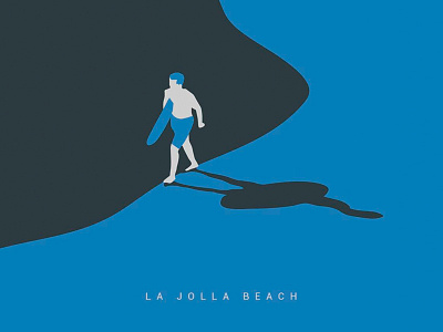 La Jolla Beach by Jasvinder on Dribbble