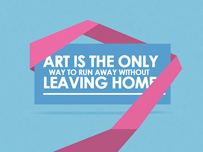 ART > Home design typo typography
