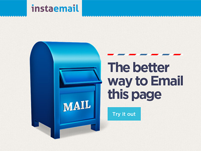 Instaemail design email homepage instaemail template ui web website
