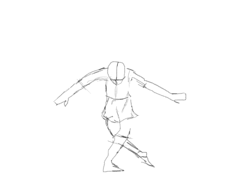 Dance Dance dance frame by frame gif sketch