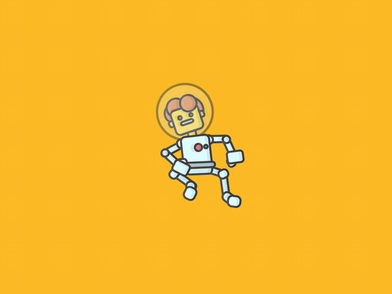 Astro bro after effects character gif loop space