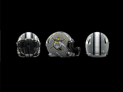 Silvers Olkusz - Football helmet design