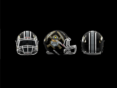 Silvers Olkusz - Football helmet design