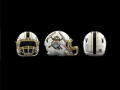 Silvers Olkusz - Football helmet design