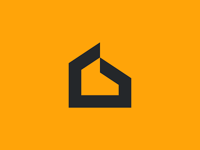 Find Polish Builders - Signet design brand brand identity branding build builder construction design house logo logo design minimal renovation signet yellow