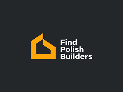 Find Polish Builders - Logo design bold brand brand identity branding build builder building construction design home house logo logo design minimal modern renovation