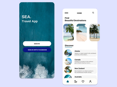 Travel App app appdesign design tourism travel agency travel app traveling trip ui ui ux uiapp ux web