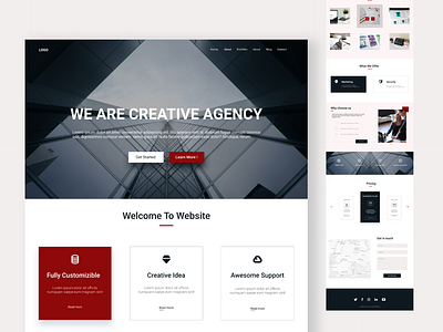 Creative Agency - Landing page