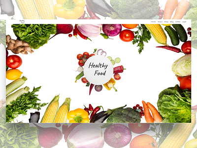 healthy food adobexd eksplorasi ui vegatable