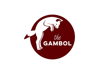 The Gambol Band Logo fox gambol negative space