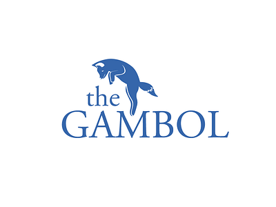 The Gambol Band Logo - Unused fox gambol jump negative space