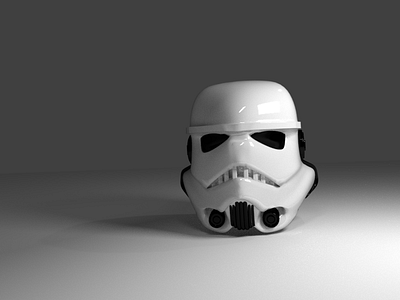 Stormtrooper helmet black blender helmet render star wars stormtrooper studio white