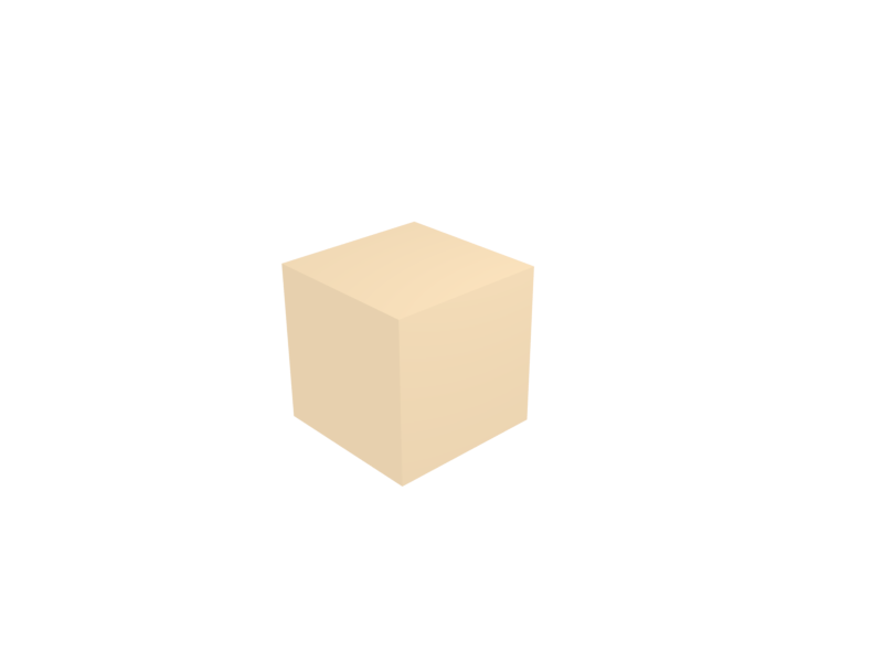 Box shake 3d blender box cloth object
