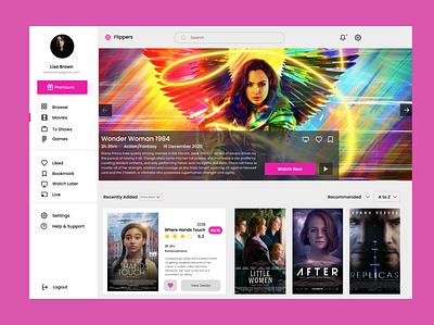 Movie Streaming platform movie app tv shows